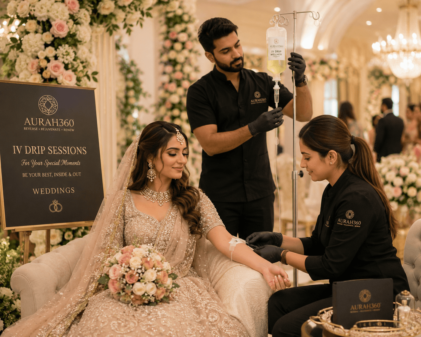 Weddings — on-site IV drip lounge